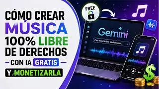 MÚSICA libre DE derechos CON IA en MENOS de 5 MINUTOS