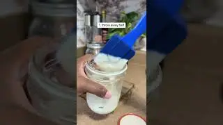 Making a sourdough starter from scratch! #sourdoughstarter