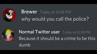 When you argue with a Twitter user | Twitter Arguments be like | Brewer