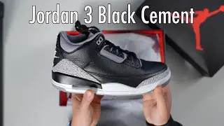 FIRST LOOK : Jordan 3 Black Cement 2024