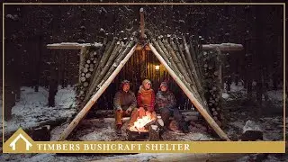 TIMBER BUSHCRAFT SHELTER - Mors Kochanski Inspired