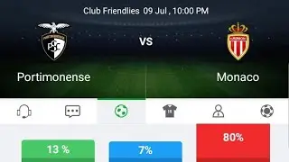 Club Friendles Portimonense vs Monaco Live Match Today Time 10:00 PM #kheladula_খেলাধুলা