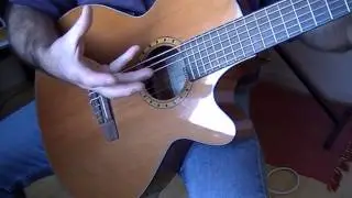 Tuto débutants 1er compas/rumba à la guitare....