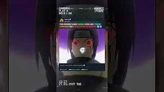 WHEN ITACHI AWAKENS HIS MANGEKYOU SHARINGAN...🥶☠️