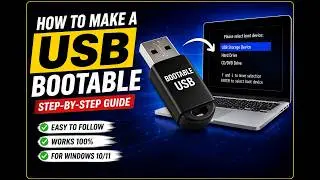 How to Make a Bootable USB Drive (Windows 10/11) | Easy Step-by-Step Guide