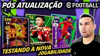 PÓS ATUALIZAÇÃO DO EFOOTBALL 2024 MOBILE,TESTANDO A NOVA JOGABILIDADE AO VIVO