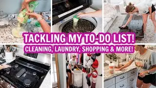 CLEANING MOTIVATION - SUMMER MOM ROUTINE & TACKLING MY TO-DO LIST! Come clean with me!!!