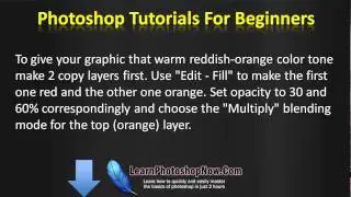 How To Add Special Effects Using Photoshop - Part 2