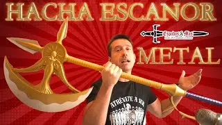 Hacha Rhitta de Escanor de METAL a TAMAÑO REAL
