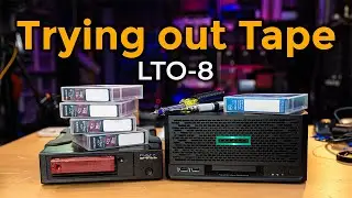 Tape Backup: LTO-8 Drive and Looking at HPE MicroServer G10+ v2