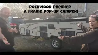 We May Never Come Home Again!  Rockwood A Frame Camper Reveal. Adventure Awaits!