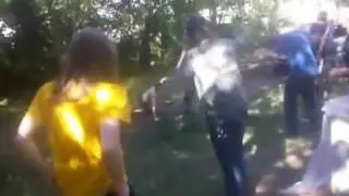 Жёсткий полёт с горки