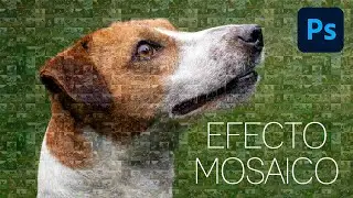 Efecto MOSAICO con fotos en PHOTOSHOP | Foto mosaico | Tutorial Photoshop | Efectos Photoshop