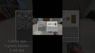 How to make the Bulgaria 🇧🇬 flag in Minecraft #minecraft #flag #shorts #howto