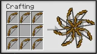So I added OVERPOWERED BOWS in Minecraft... [Datapack] (Throwable Bows)