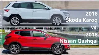 2018 Skoda Karoq vs 2018 Nissan Qashqai (technical comparison)