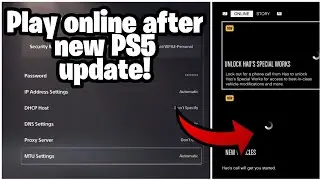 *FIX* UNABLE TO PLAY ONLINE AFTER PS5 UPDATE FIX! (How To Play Online After New PS5 Update)