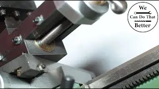 Brass nut for the compound slide - Mini lathe modification