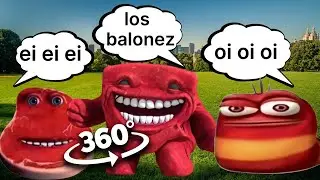 360° VR E e ei i'm on vacation vs Ei ei ei los balonez vs Red larva