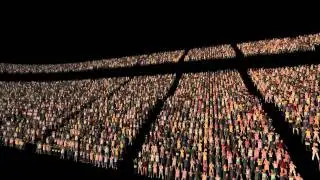 Large-scale Crowd Simulation: sh0007