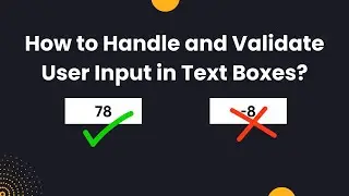 How to Validate User Input in Text Boxes – C# Windows Forms Guide