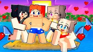 STUCK ON A RAFT WITH CRAZY MINECRAFT FANS