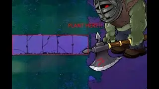 PVZ DLC Mod: Gladiantuar's Revenge but I can only plant on the lane where he stands on