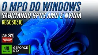 COMO DESLIGAR O MPO DO WINDOWS. Um dos maiores PROBLEMAS PARA PLACAS DE VÍDEO AMD e NVIDIA