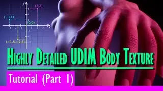 Highly Detailed UDIM Body Texture. 3D Character for a Custom MetaHuman. Tutorial (Part 1)