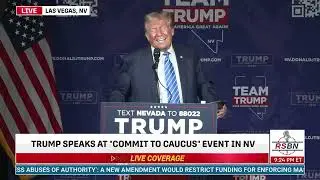 FULL SPEECH - President Trump holds Nevada Commit to Caucus Event in Las Vegas - 10/28/23