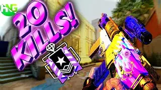 Unbelievable 20 Kill Rampage in Rainbow Six Siege!