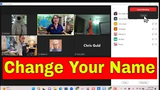 Change Your Zoom Display Name