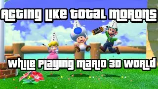 Acting Like Morons In Mario 3D World | Feat. SaltyEuan and Bungis T-Bone