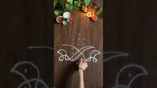 #6 Mahashivaratri Kolam Shiva Lingham | Weekend Kolam Series #msr2024 #shivalingam #kolam