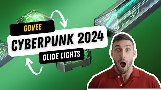 Govee Cyberpunk Gaming Wall Light, RGBIC Glide Wall Light - Works with Matter H6063