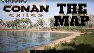 HOW BIG IS THE MAP in Conan Exiles? Walk Across the Map
