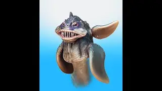 ZBrush  Photoshop  - Creature Bust Concept