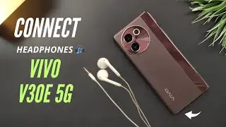 Vivo V30e 5G How To Connect Headphones, HandsFree 🎧 |