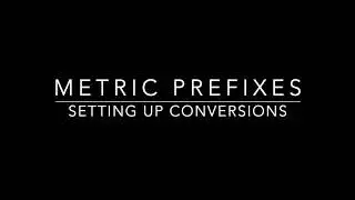 Metric Prefix Conversions