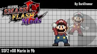 SSF2 Mods Showcase: v8 Mario in 9b