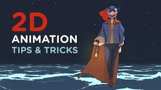 Girl by the sea - 2D animation
