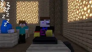 When You Open Your Laptop in Class but Leave the FNAF App Open (MineCraft Animation)