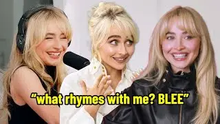 Sabrina Carpenter being a comedian for 3 mins straight