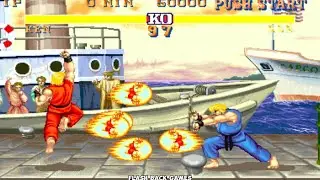 Street Fighter II Golden Edition KEN MASTER  Gameplay (ROM HACK)