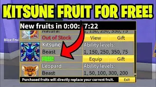 KITSUNE FRUIT FOR FREE (BLOX FRUITS)