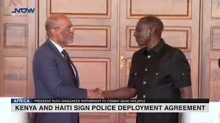 Kenya and Haiti Sign Police Deployment Agreement