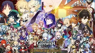 Genshin Impact All Characters 1.0 - 2.1 JP Voice Actor & Same Voice Roles [Complete Edition]
