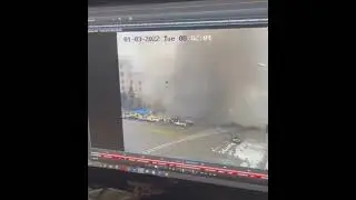 Harkiv municpal building hit by a Russian strike