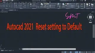 AUTOCAD Rest Setting To Default | How to Reset Auto cad Setting | Auto cad  course in Tamil |#Shorts
