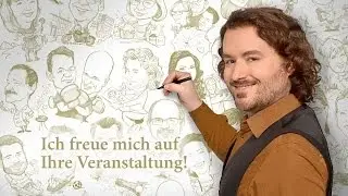 Schnellzeichner und Karikaturist Marcel Bender stellt sich vor!